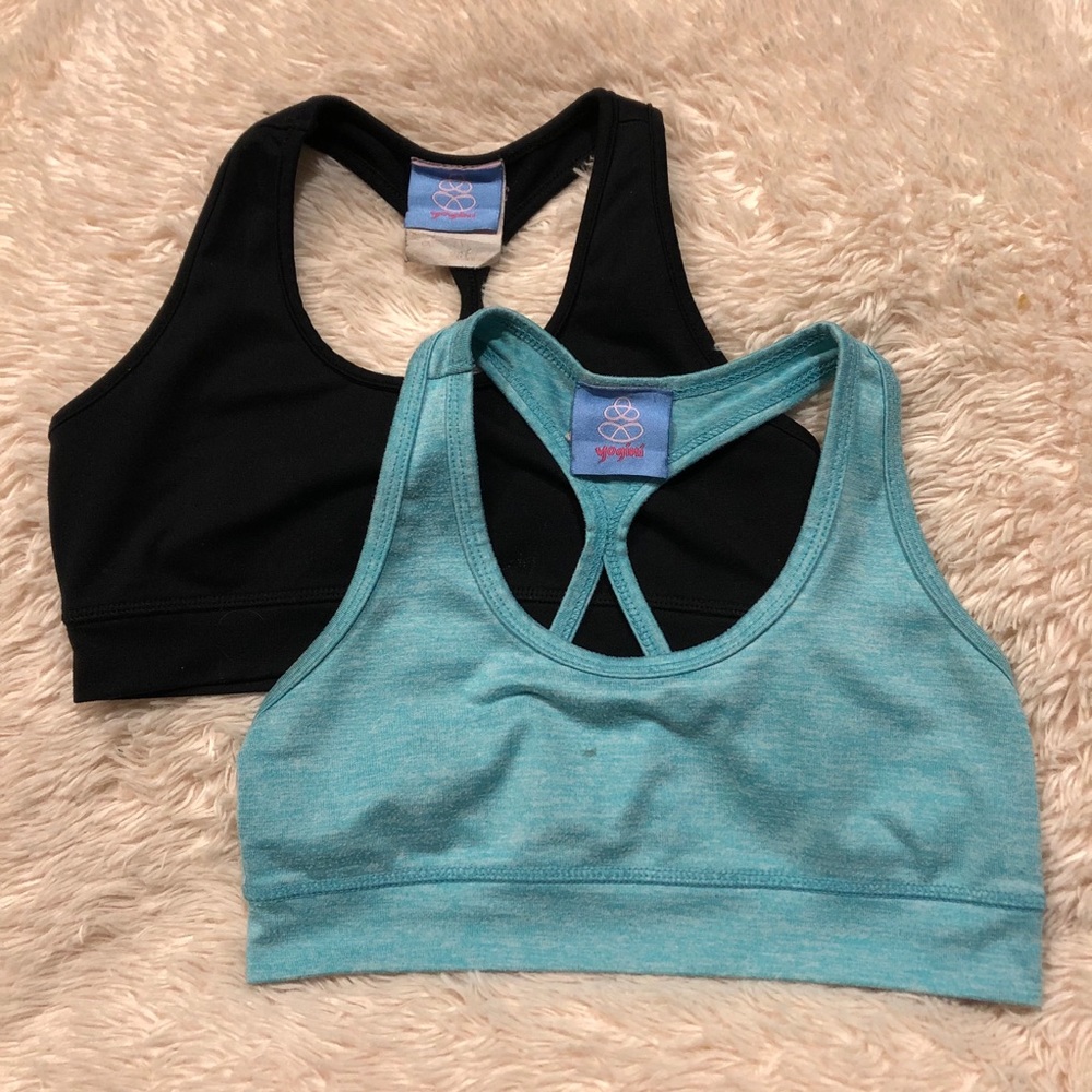 Set of 2 ~ Yogini Bralettes ~ Girls Size 7